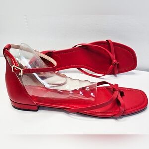 J Crew Elegant Womens' Red Sandals